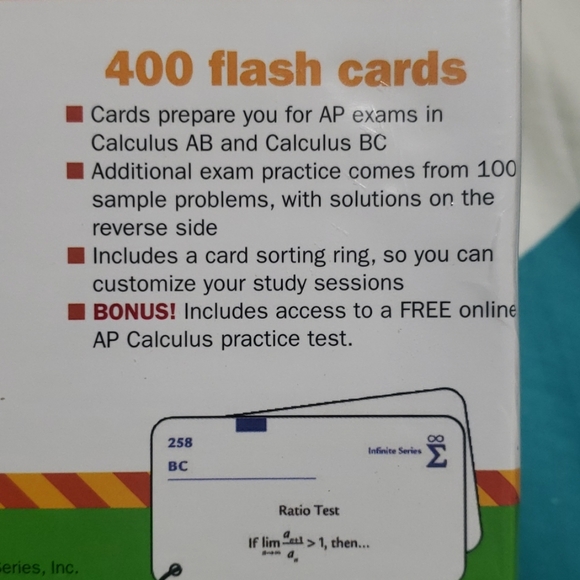 *NEW* AP Calculus Flash Cards - Picture 4 of 4